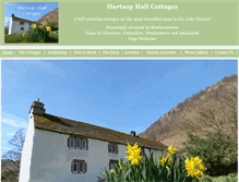 Tablet Screenshot of hartsophallcottages.com